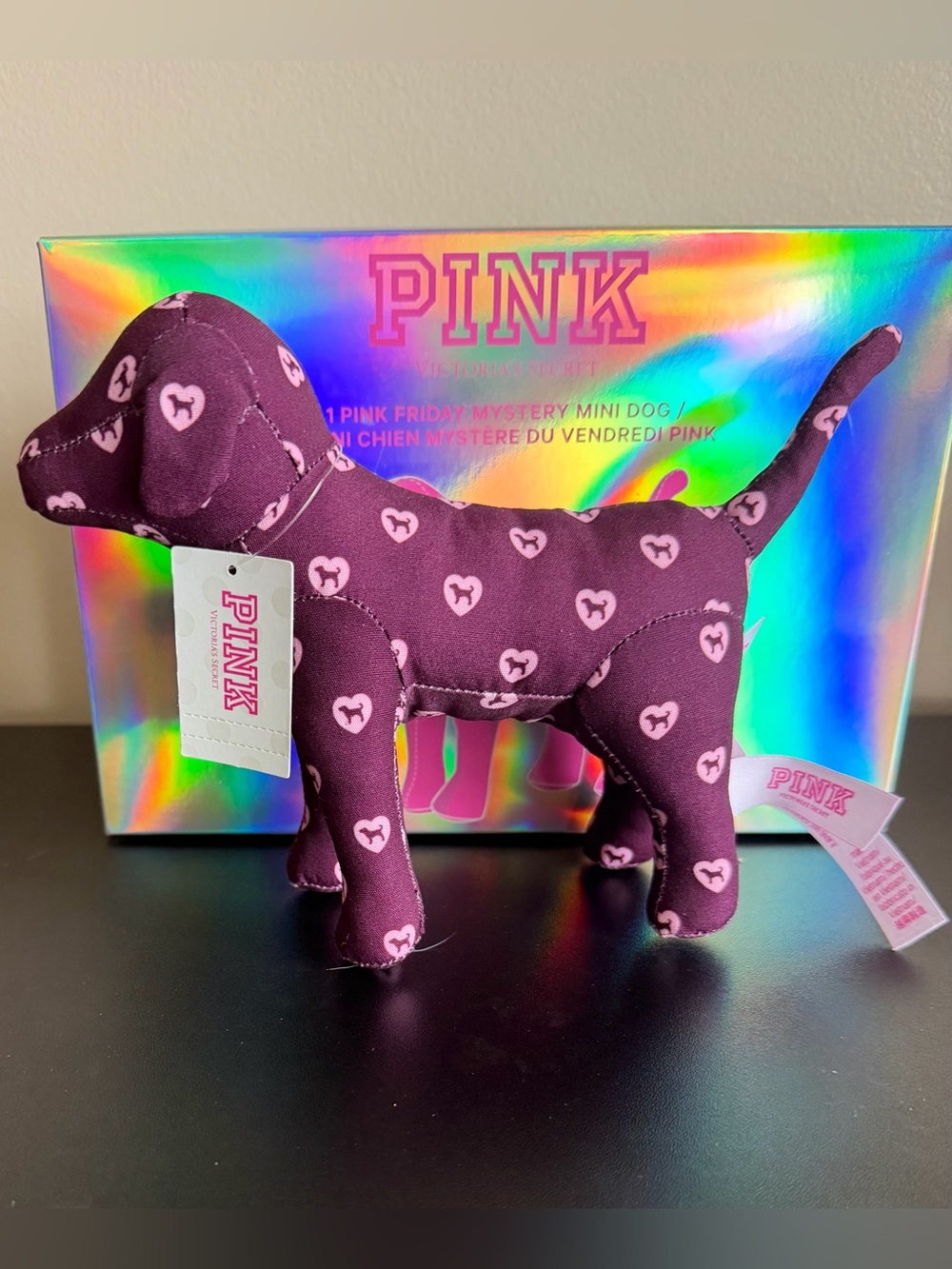 PINK Victoria's Secret Friday Mystery Dog